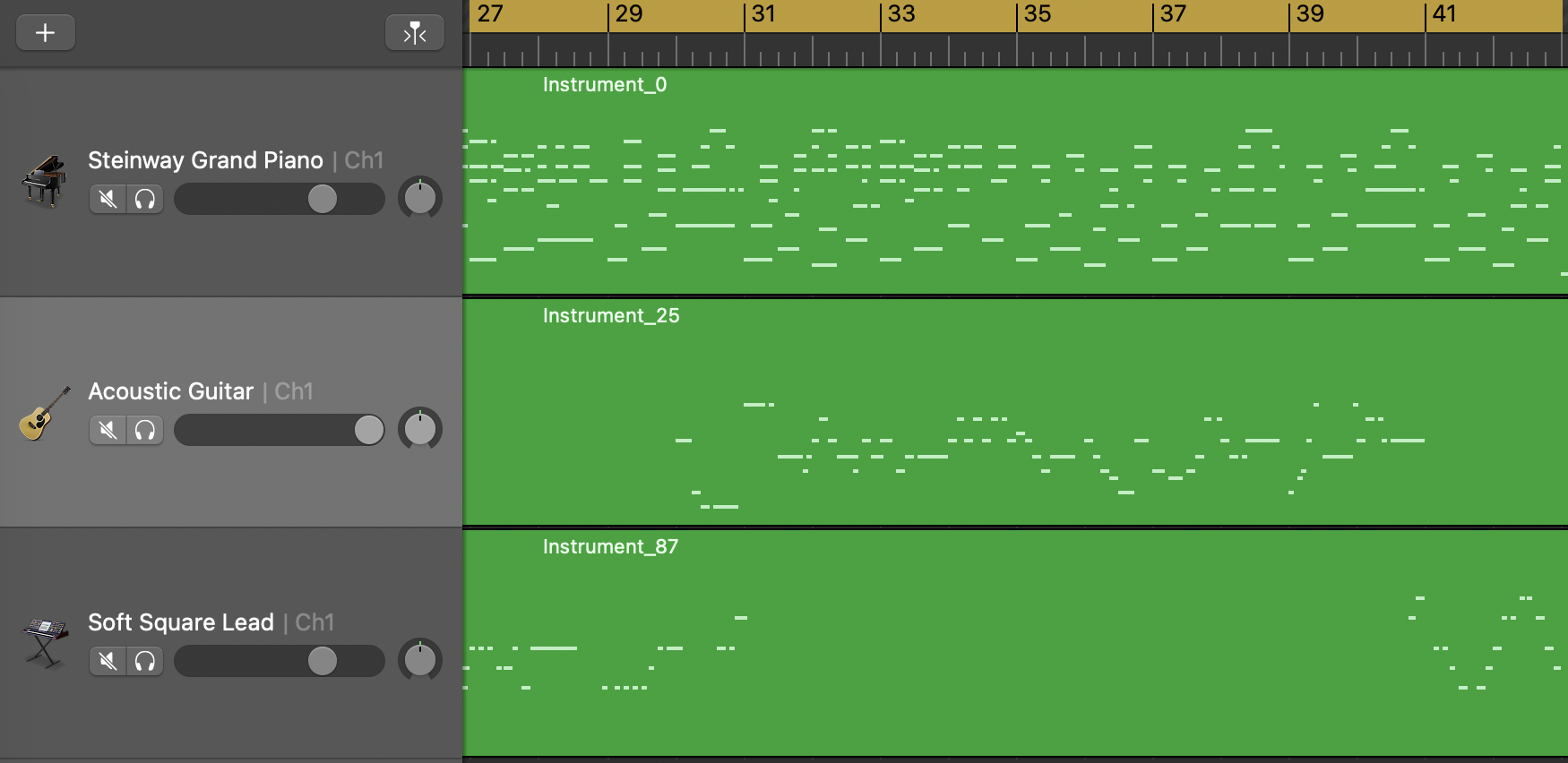 Interlude Song 2 Piano Roll