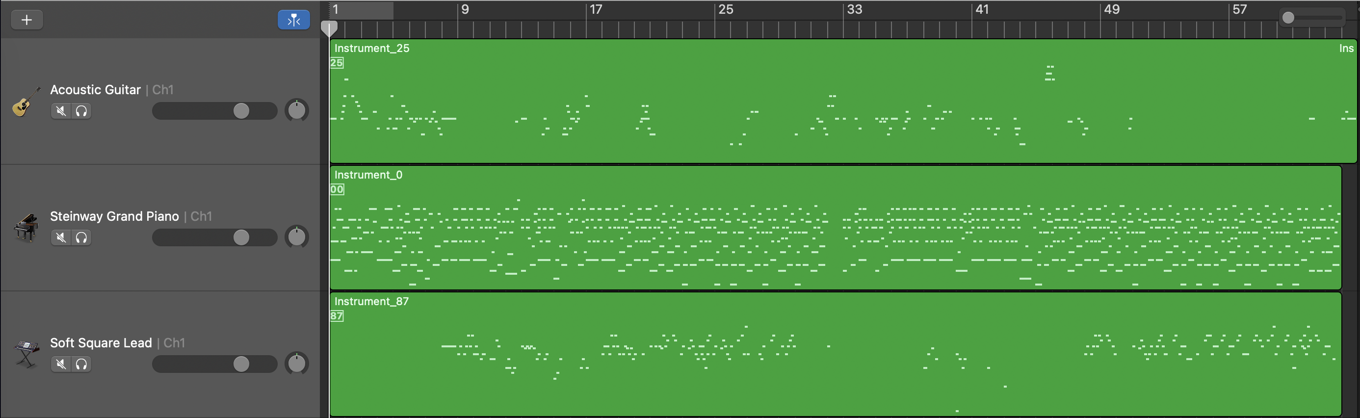 Song 5 Piano Roll