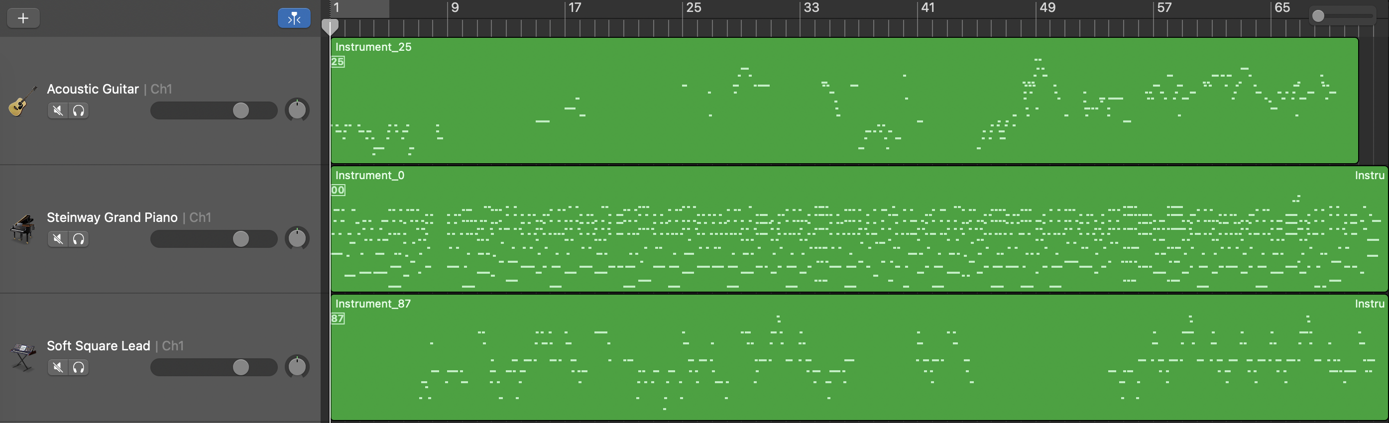 Song 2 Piano Roll