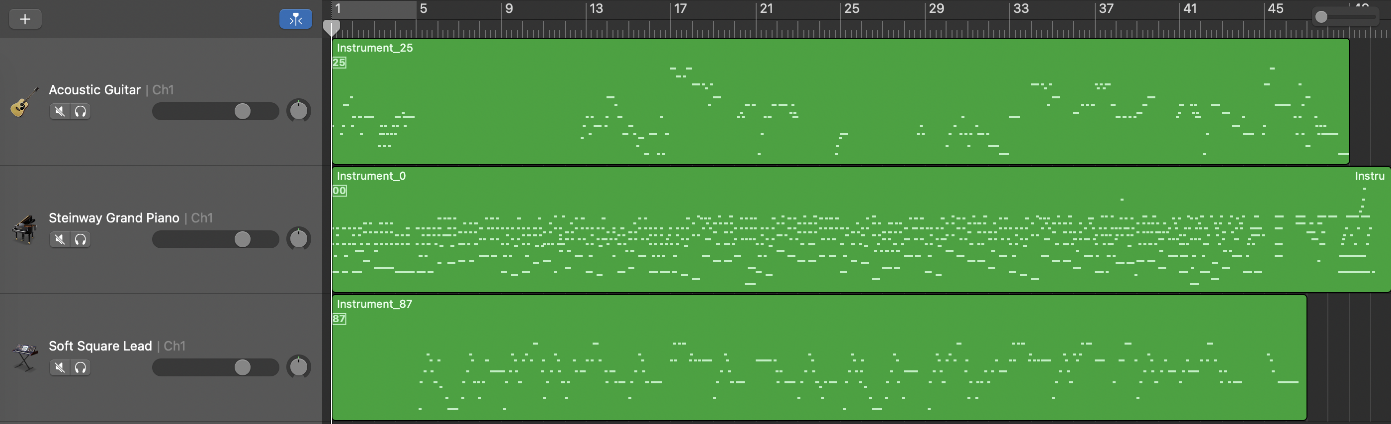Song 4 Piano Roll